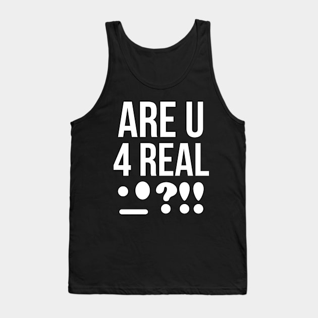 Bruh!!! are you for real?! Tank Top by mksjr